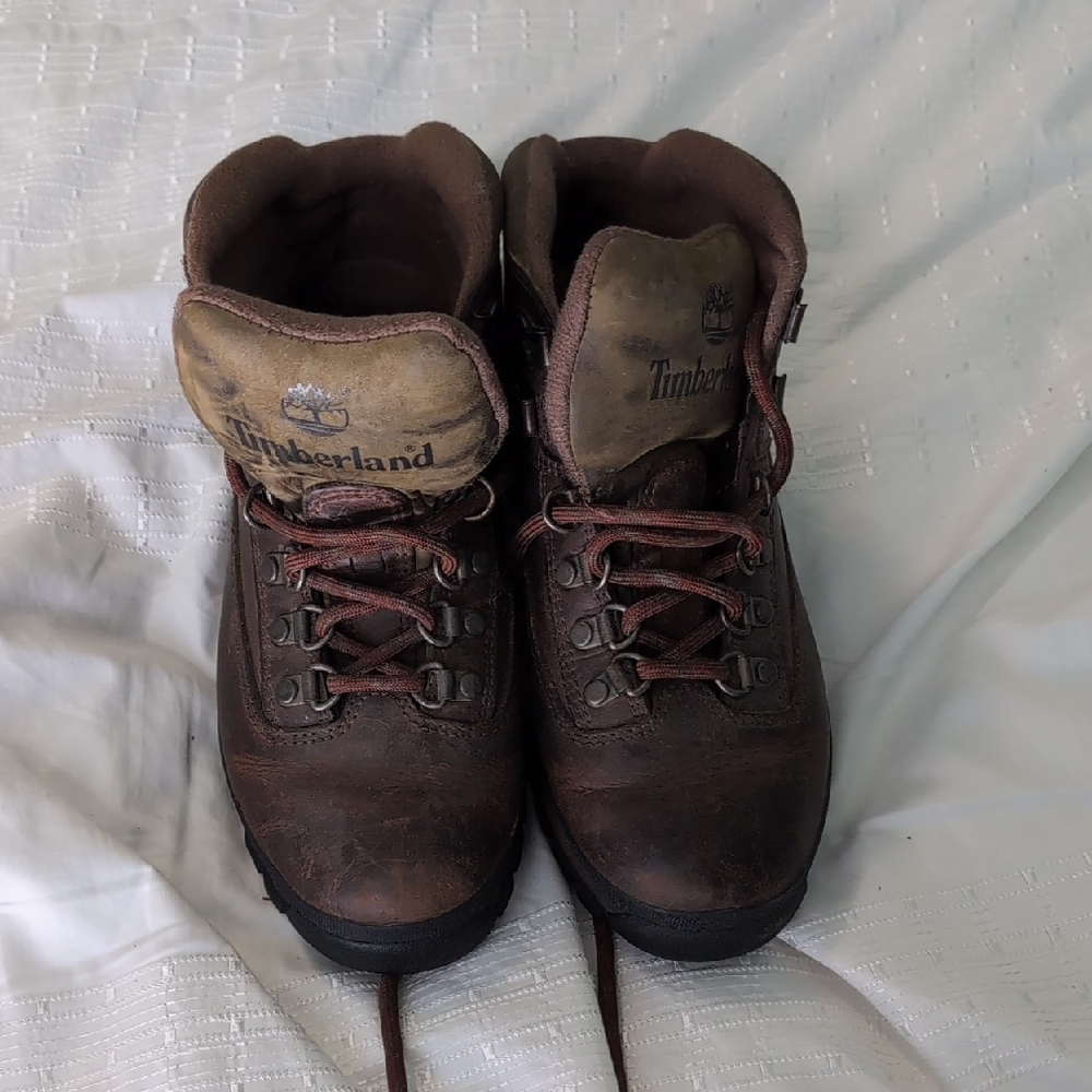 Timberland Dark Brown Leather Boots
